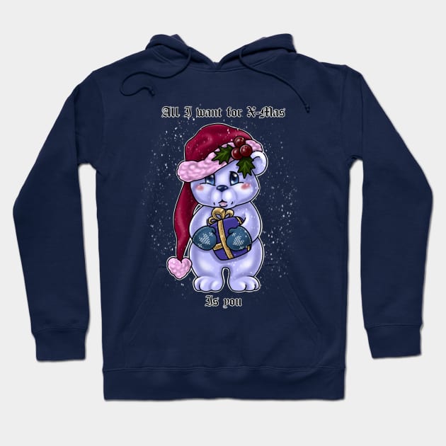 All I want for X-Mas Hoodie by Huldra Tattoo